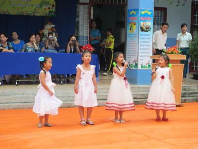 Phòng trào văn nghệ của nhà trường luôn được quan tâm và phát triển.