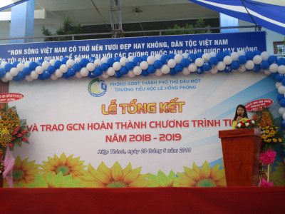 Lễ tổng kết và trao giấy chứng nhận hoàn thành chương trình tiểu học - năm học 2018-2019