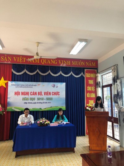 Hội nghị CCVC trường TH Lê Hồng Phong. Năm học 2019-2020
