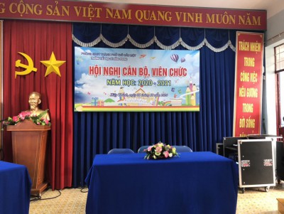 Hội nghị CCVC trường TH Lê Hồng Phong. Năm học 2020-2021