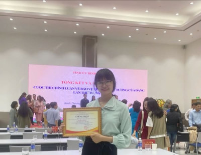 Tham gia "Cuộc thi chính luận về bảo vệ nền tảng tư tưởng của Đảng trên địa bàn tỉnh Bình Dương năm 2024"