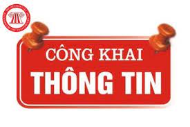 Công khai Năm học 2024-2025